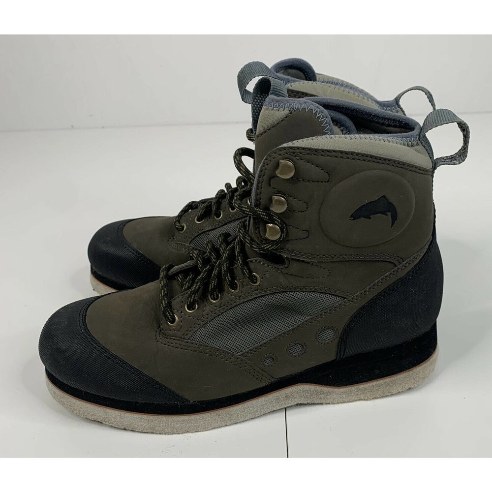 SIMMS Lace U Fishing Wader Boots w/ Cleat Size 8